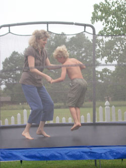 Shedds Fun Trampoline -  myfriendDebbie.com