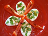 My Friend Debbie - Basil, Mozzarella and Red Pepper Slices