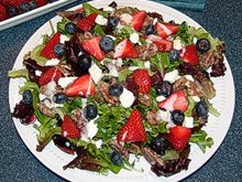 My Friend Debbie - Cooking with Kids Recipe: Red, White and Blue Salad