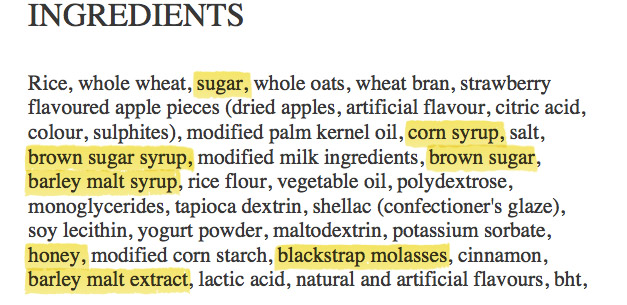 Nutrition Labels