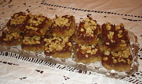 Walnut Toffee Bars