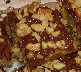 Walnut Toffee Bars